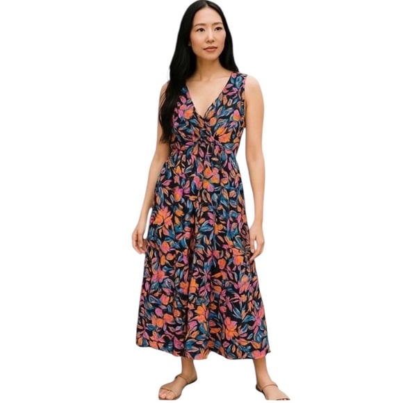 French Connection Dresses & Skirts - French Connection Floral Bohemian Maxi Dress Size Large | Sleeveless Maxi midi